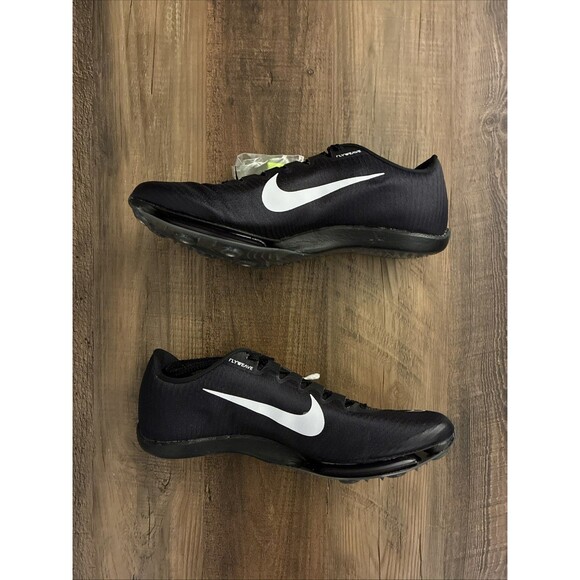 Nike Men Size 9 Air Zoom Maxfly More Uptempo Black White Track Spikes DN6948-001 - Picture 2 of 10